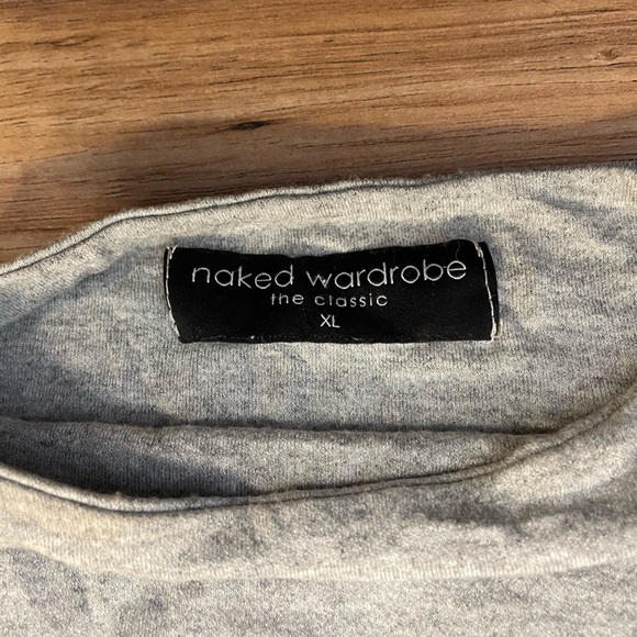 Gray Naked Wardrobe “The Classic” bodysuit size XL - Picture 3 of 3